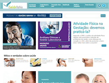 Tablet Screenshot of isaudebahia.com.br